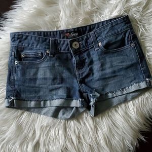 Guess Cuffed Jean Shorts